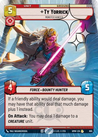 Ty Yorrick - Monster Hunter (Hyperspace Foil) | Foil (695)  [Homeworlds]