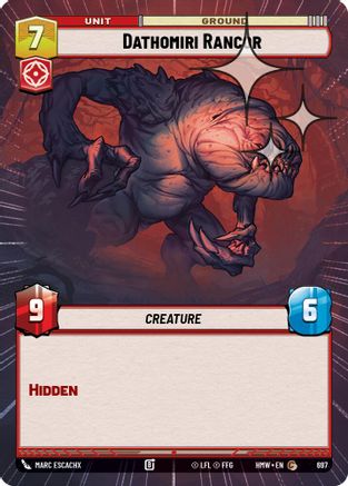 Dathomiri Rancor (Hyperspace Foil) | Foil (697)  [Homeworlds]