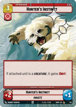 Hunter's Instinct (Hyperspace Foil) | Foil (701)  [Homeworlds]