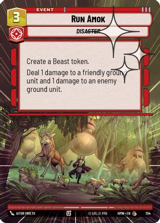 Run Amok (Hyperspace Foil) | Foil (704)  [Homeworlds]