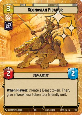 Geonosian Picador (Hyperspace Foil) | Foil (709)  [Homeworlds]