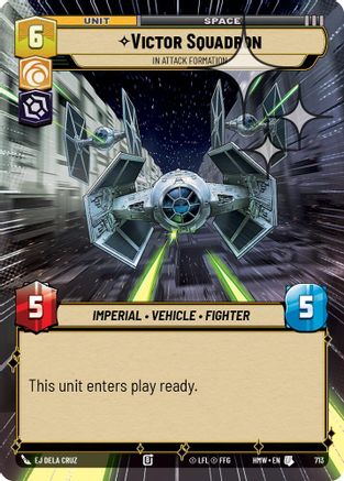 Victor Squadron - In Attack Formation (Hyperspace Foil) | Foil (713)  [Homeworlds]
