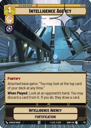Intelligence Agency (Hyperspace Foil) | Foil (715)  [Homeworlds]