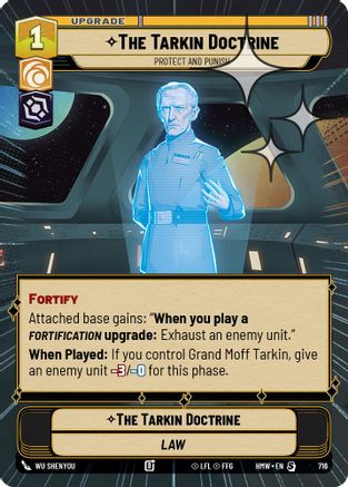 The Tarkin Doctrine - Protect and Punish (Hyperspace Foil) | Foil (716)  [Homeworlds]