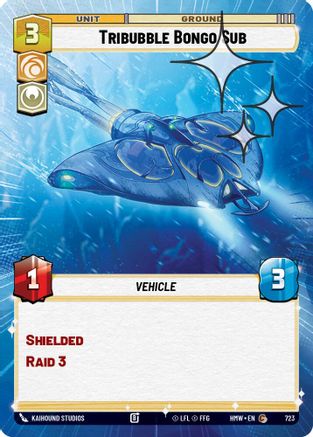 Tribubble Bongo Sub (Hyperspace Foil) | Foil (723)  [Homeworlds]
