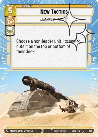 New Tactics (Hyperspace Foil) | Foil (728)  [Homeworlds]