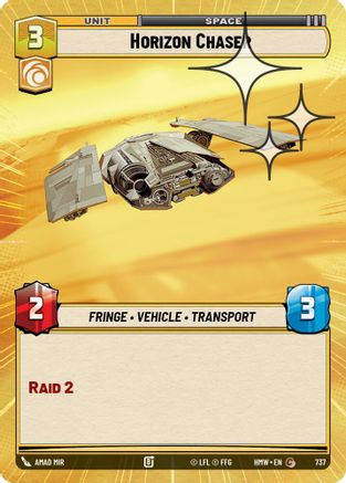Horizon Chaser (Hyperspace Foil) | Foil (737)  [Homeworlds]