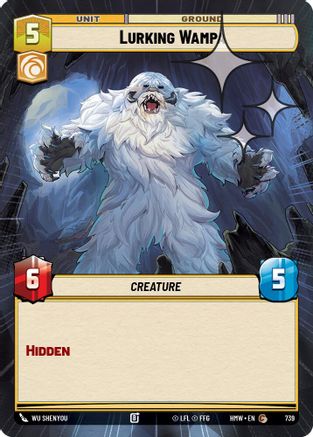 Lurking Wampa (Hyperspace Foil) | Foil (739)  [Homeworlds]