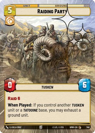 Raiding Party (Hyperspace Foil) | Foil (740)  [Homeworlds]