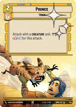 Pounce (Hyperspace Foil) | Foil (749)  [Homeworlds]