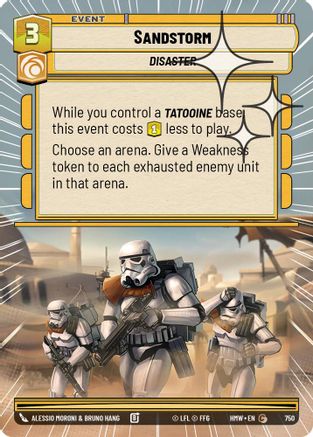 Sandstorm (Hyperspace Foil) | Foil (750)  [Homeworlds]