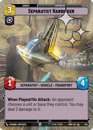 Separatist Harbinger (Hyperspace Foil) | Foil (754)  [Homeworlds]