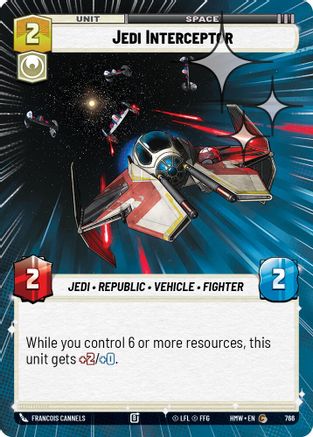 Jedi Interceptor (Hyperspace Foil) | Foil (766)  [Homeworlds]