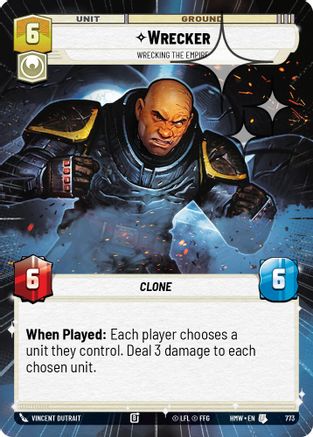 Wrecker - Wrecking the Empire (Hyperspace Foil) | Foil (773)  [Homeworlds]