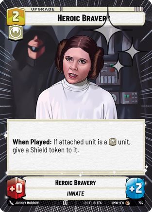 Heroic Bravery (Hyperspace Foil) | Foil (774)  [Homeworlds]