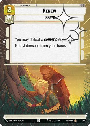 Renew (Hyperspace Foil) | Foil (777)  [Homeworlds]