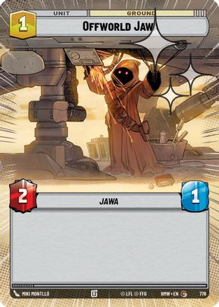 Offworld Jawa (Hyperspace Foil) | Foil (778)  [Homeworlds]