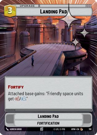 Landing Pad (Hyperspace Foil) | Foil (781)  [Homeworlds]