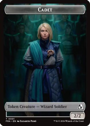 Cadet // Jace Double-Sided Token |  (1 // 5) [Reality Fracture]