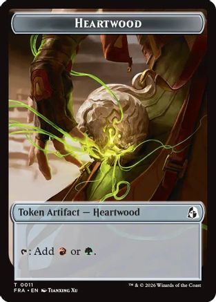Heartwood // Thopter Double-Sided Token |  (11 // 14) [Reality Fracture]
