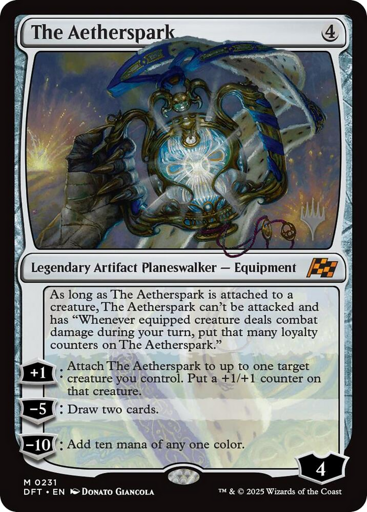 The Aetherspark (231) [Promo Pack: Aetherdrift]  Foil