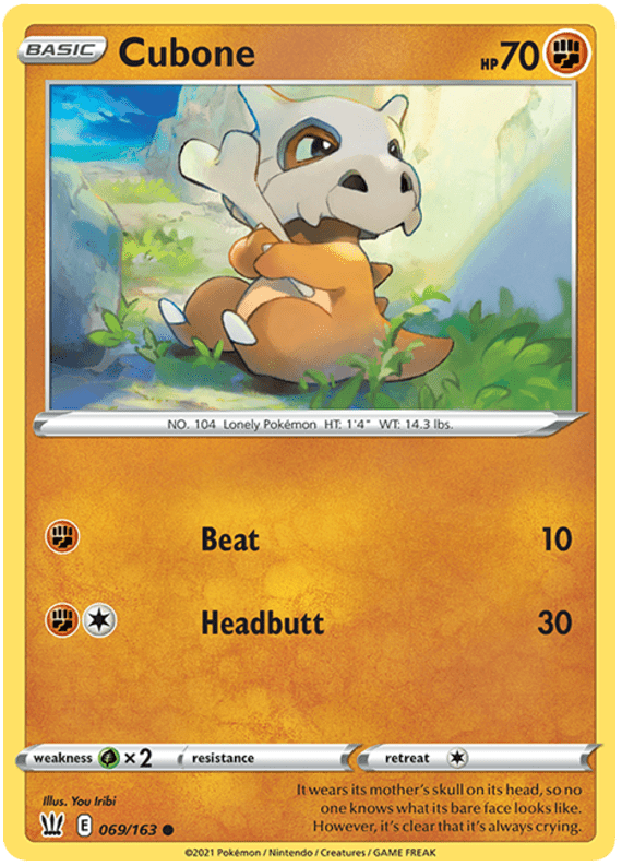 Cubone (069/163) [Sword & Shield: Battle Styles]