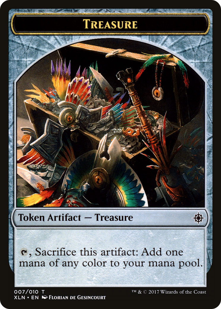 Treasure (007) [Ixalan Tokens]  Foil
