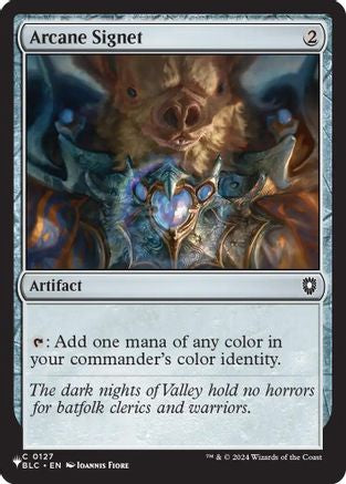 Arcane Signet (BLC) |  (127) [The List Reprints]