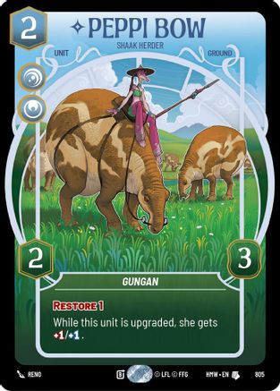 Peppi Bow - Shaak Herder (Prestige) |  (805)  [Homeworlds]