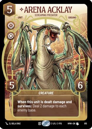 Arena Acklay - Screaming Predator (Prestige) |  (815)  [Homeworlds]