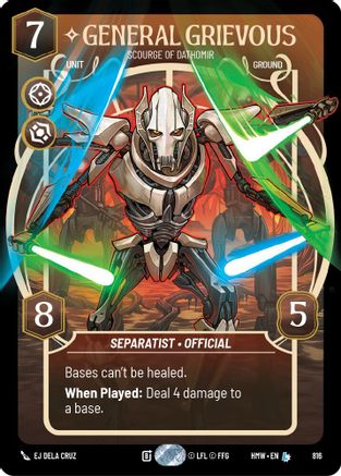 General Grievous - Scourge of Dathomir (Prestige) |  (816)  [Homeworlds]