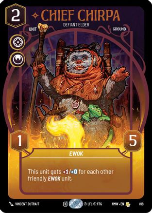 Chief Chirpa - Defiant Elder (Prestige) |  (818)  [Homeworlds]