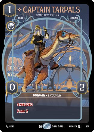 Captain Tarpals - Grand Army Captain (Prestige) |  (821)  [Homeworlds]