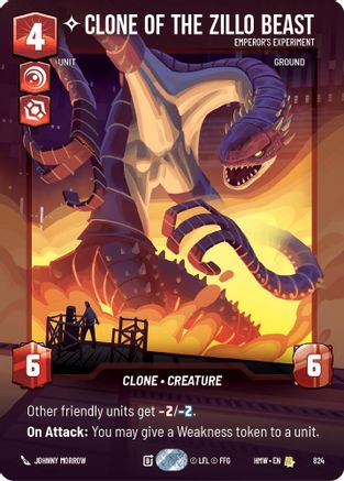 Clone of the Zillo Beast - Emperor's Experiment (Prestige) |  (824)  [Homeworlds]