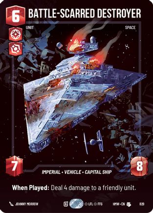Battle-Scarred Destroyer (Prestige) |  (829)  [Homeworlds]