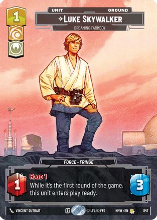 Luke Skywalker - Dreaming Farmboy (Prestige) |  (847)  [Homeworlds]