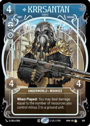 Krrsantan - Santo (Prestige Foil) | Foil (850)  [Homeworlds]
