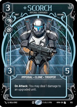 Scorch - Imperial Commando (Prestige Foil) | Foil (852)  [Homeworlds]