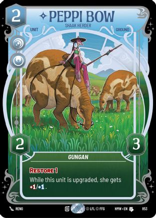 Peppi Bow - Shaak Herder (Prestige Foil) | Foil (853)  [Homeworlds]