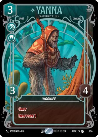 Yanna - Sanctuary Elder (Prestige Foil) | Foil (854)  [Homeworlds]