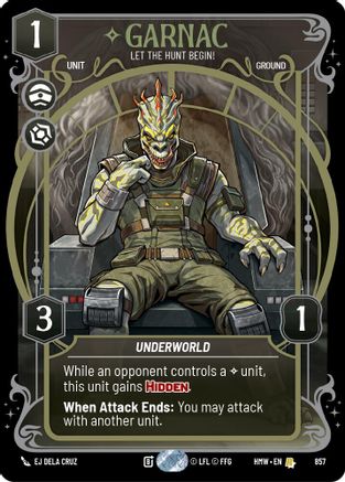 Garnac - Let the Hunt Begin! (Prestige Foil) | Foil (857)  [Homeworlds]