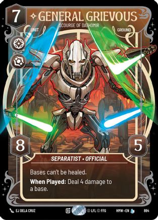 General Grievous - Scourge of Dathomir (Prestige Foil) | Foil (864)  [Homeworlds]