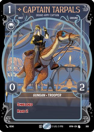 Captain Tarpals - Grand Army Captain (Prestige Foil) | Foil (869)  [Homeworlds]
