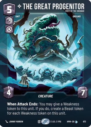 The Great Progenitor - First of the Drengir (Prestige Foil) | Foil (873)  [Homeworlds]