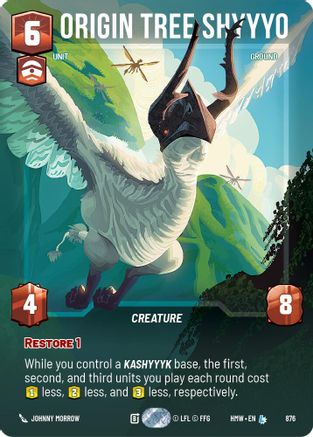 Origin Tree Shyyyo (Prestige Foil) | Foil (876)  [Homeworlds]