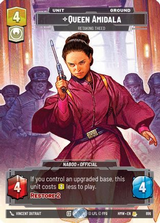 Queen Amidala - Retaking Theed (Prestige Foil) | Foil (896)  [Homeworlds]