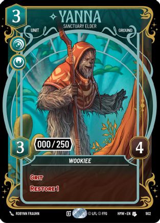 Yanna - Sanctuary Elder (Serialized) | Foil (902)  [Homeworlds]