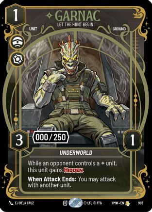 Garnac - Let the Hunt Begin! (Serialized) | Foil (905)  [Homeworlds]