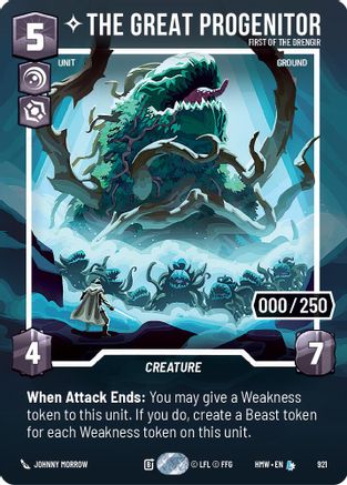The Great Progenitor - First of the Drengir (Serialized) | Foil (921)  [Homeworlds]