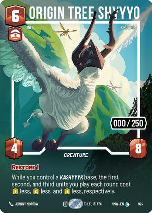 Origin Tree Shyyyo (Serialized) | Foil (924)  [Homeworlds]